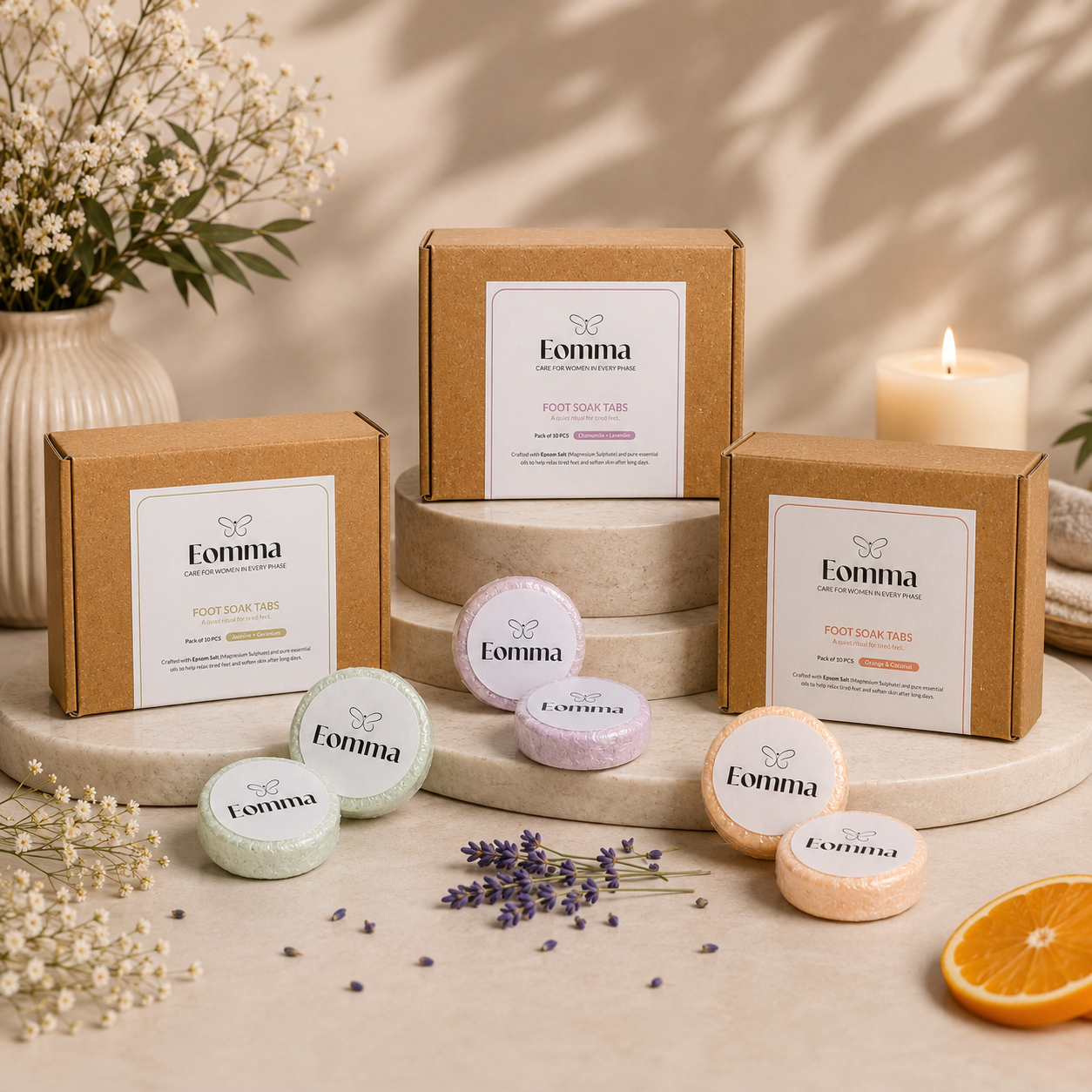 EOMMA Epsom Foot Soak Tabs