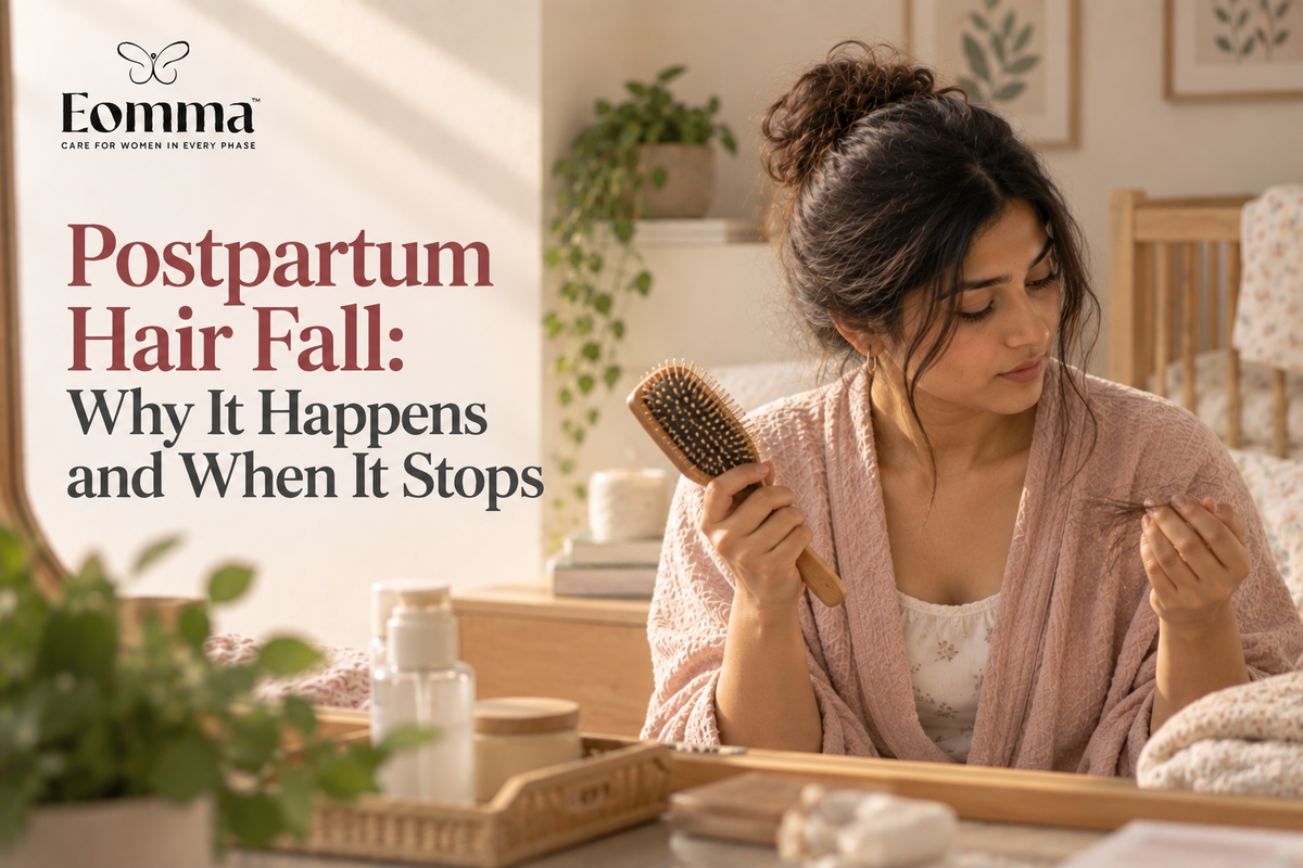 Postpartum Hair Fall: Why It Happens and When It Stops