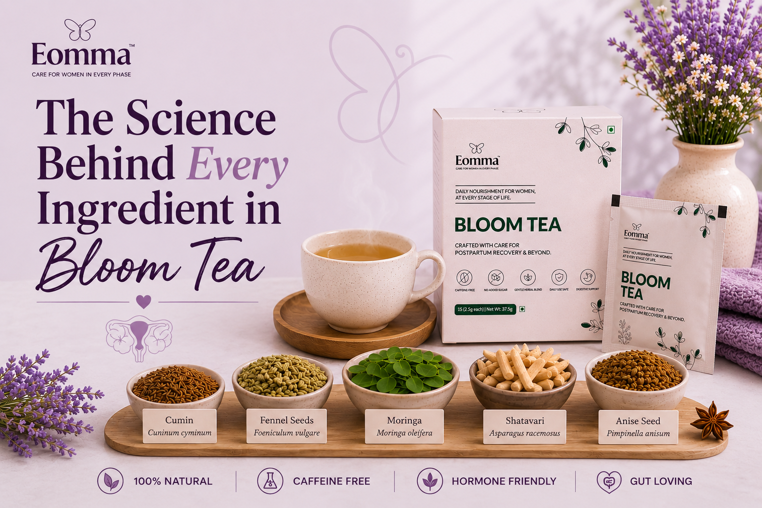 The Science Behind Every Ingredient in Bloom Tea: How Nature Supports New Mothers